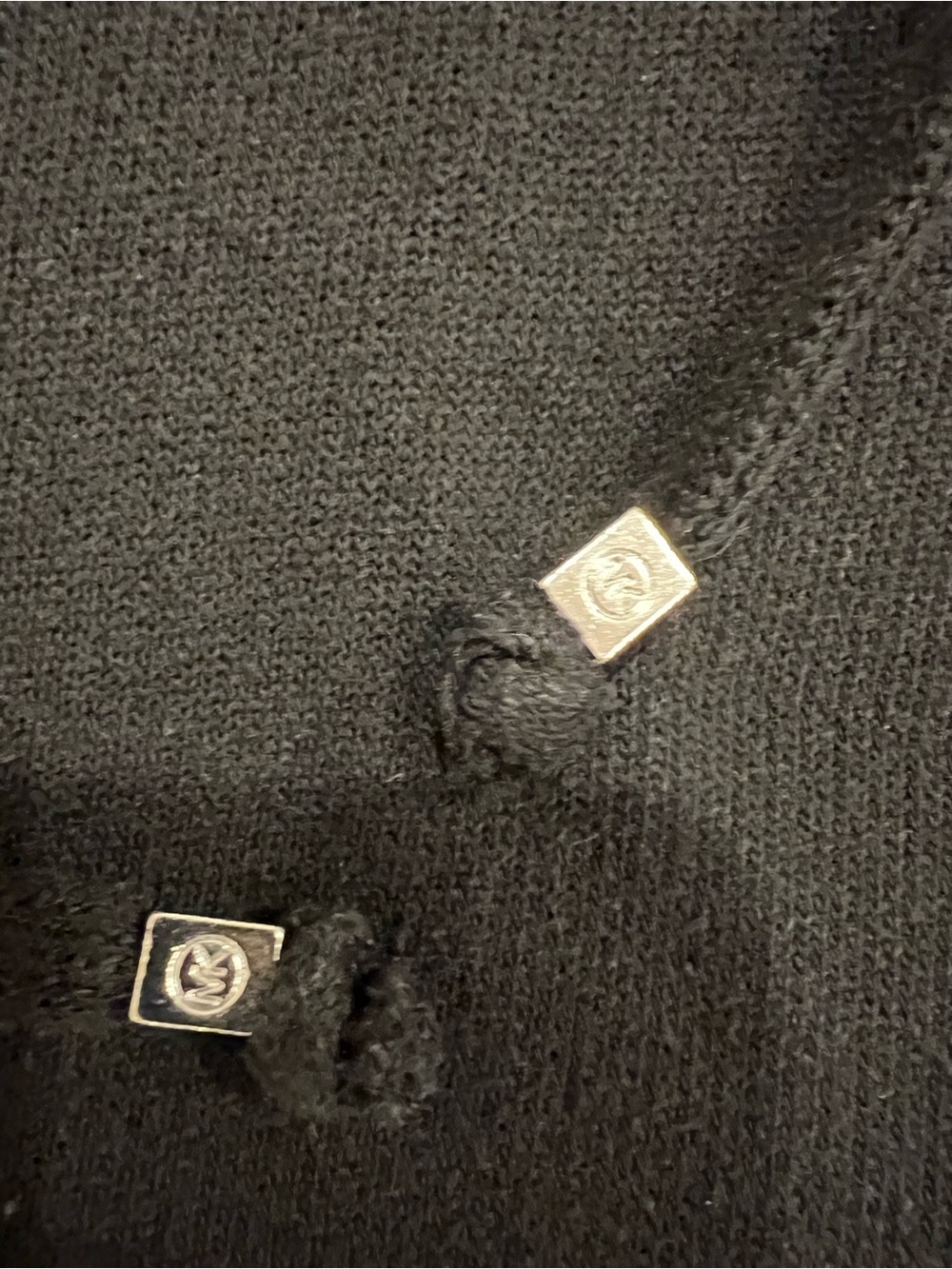 MICHAEL Michael Kors Black Lace-Up Hooded Sweatshirt - Picture 5 of 6